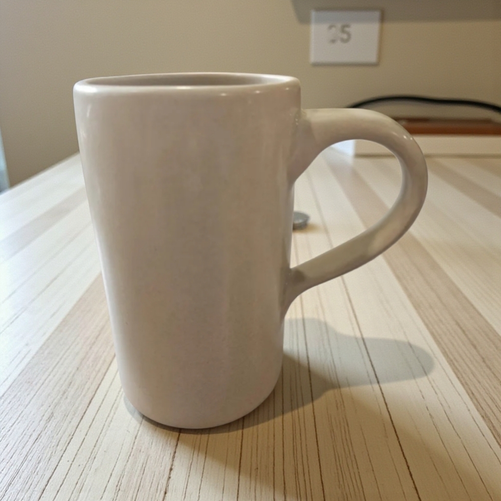Pottery Barn Studio Pottery Tan Tall Mug Barbara Eigen 12oz *One*